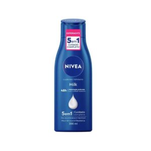 Loção Deo-Hidratante Corporal Nivea Milk 5 em 1 Cuidado Completo 200ml